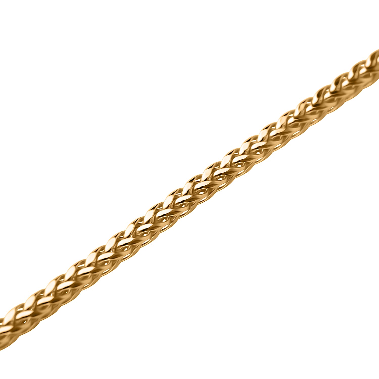 One Time Deal - 9K Yellow Gold SPIGA Necklace (Size - 20) with Lobster Clasp, Gold wt. 4.40 Gms. One Time Deal - 9K Yellow Gold SPIGA Necklace (Size - 20) with Lobster Clasp, Gold wt. 4.40 Gms.