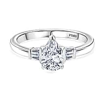 LUXURIANT 1.27 Ct. Lab Grown Diamond Ring in 950 Platinum IGI Certified (VS-EF)