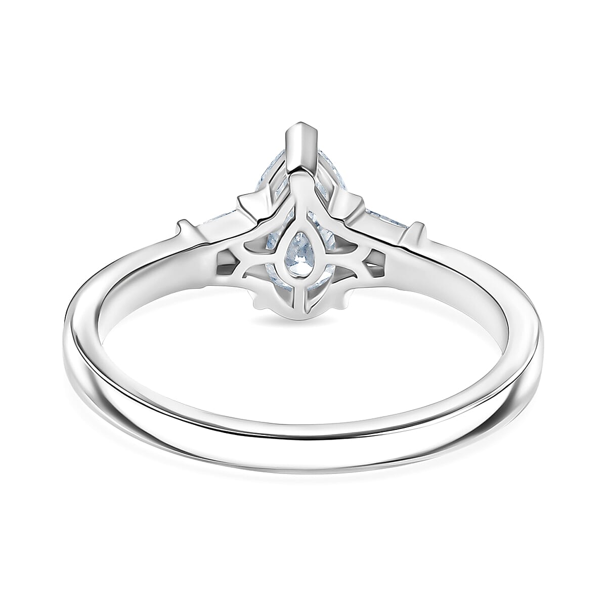 Luxuriant Diamond 950 Platinum IGI Certified (VS-EF) Lab Grown Diamond Ring 1.27 Ct, Platinum Wt. 5.20 Gms.