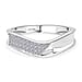 Djoy - Diamond Band Ring in Sterling Silver