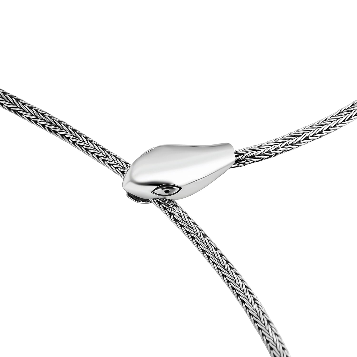 Royal Bali Collection -Tulang Naga Necklace (Size - 24) in Sterling Silver