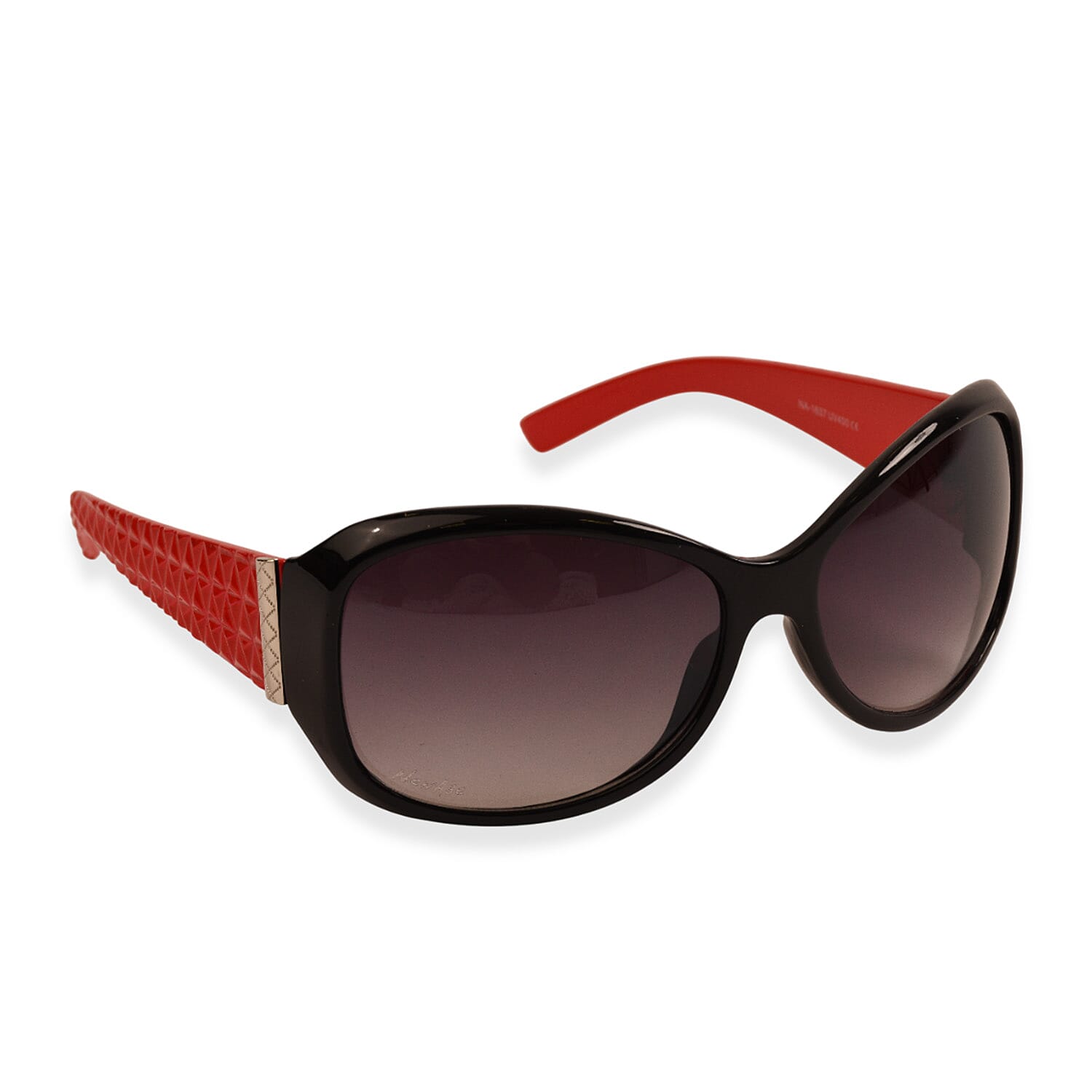New Age Oval Sunglasses with UV400 Filter - Red