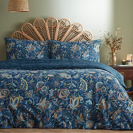 Simply Charlotte Animal Comforter and Duvet (Size 1x200 cm) - Navy Multi
