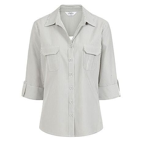 SEERSUCKER BLOUSE WITH CAMI