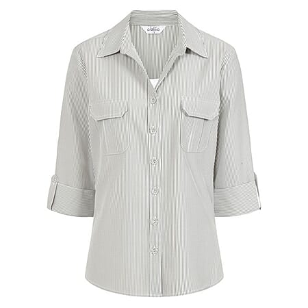 SEERSUCKER BLOUSE WITH CAMI SEERSUCKER BLOUSE WITH CAMI