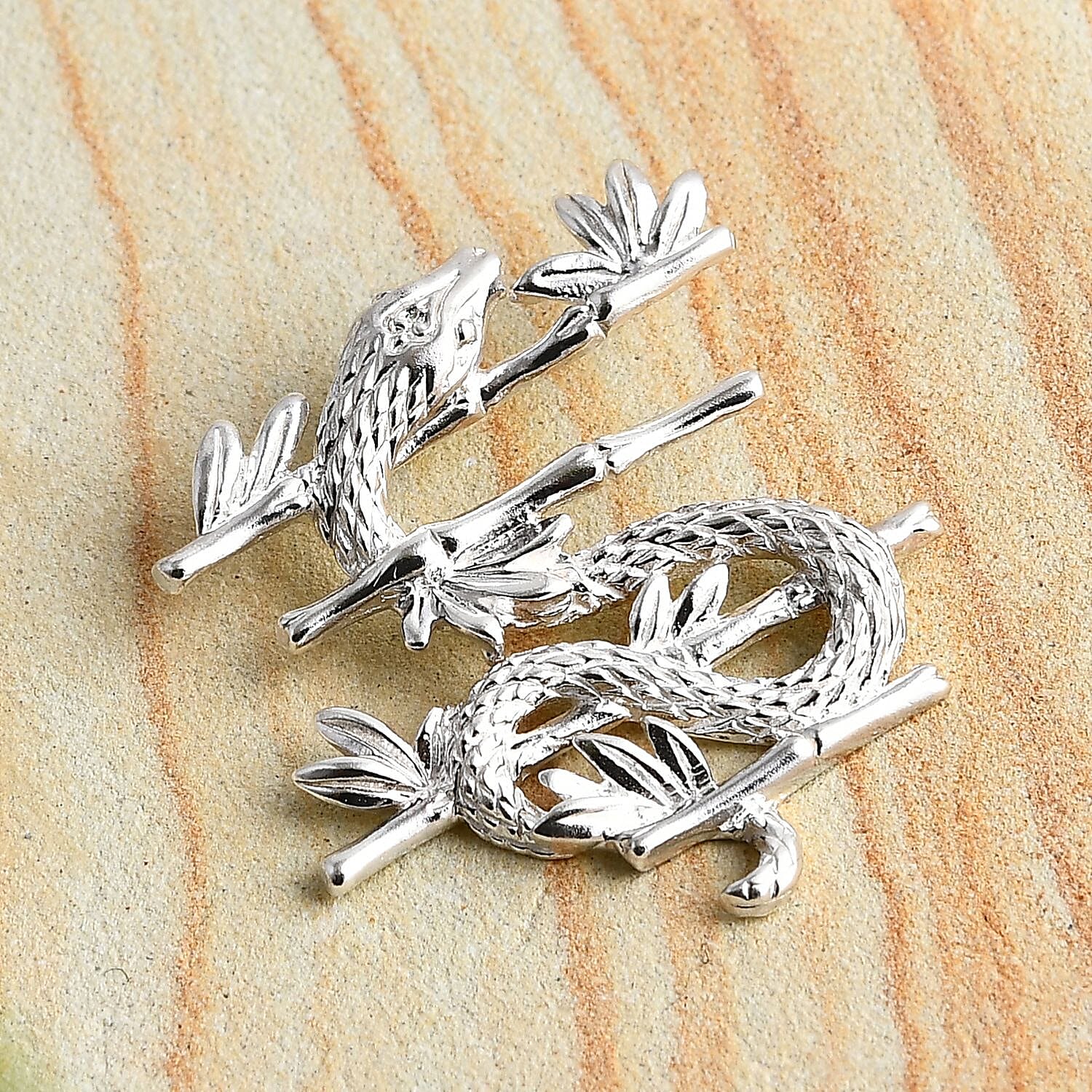 Royal Bali Collection - Sterling Silver Snake Pendant