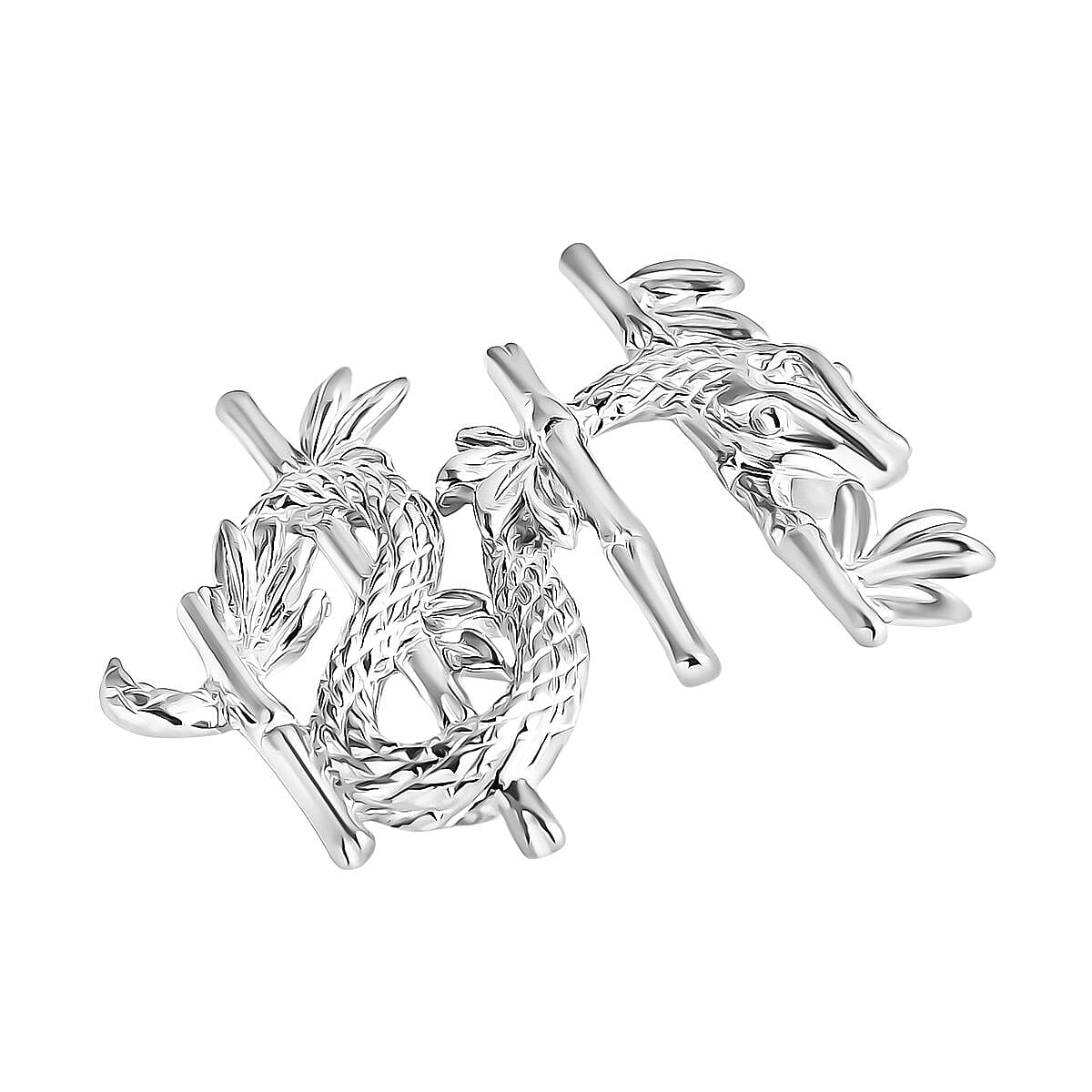 Royal Bali Collection - Sterling Silver Snake Pendant