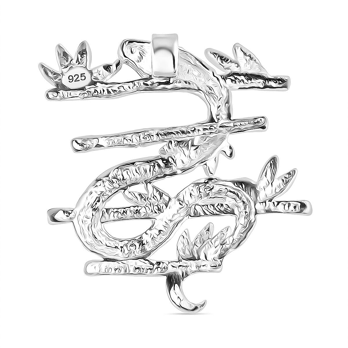 Royal Bali Collection - Sterling Silver Snake Pendant