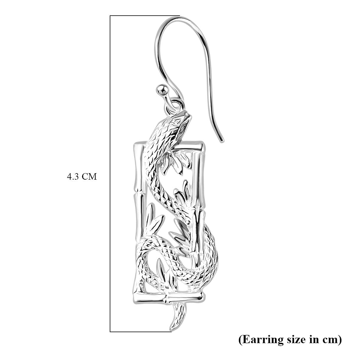Royal Bali Collection - Sterling Silver Earring with Hook, Silver Wt. 5.51 Gms. Royal Bali Collection - Sterling Silver Earring with Hook, Silver Wt. 5.51 Gms.