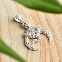 Royal Bali Collection Sterling Silver Snake Pendant