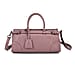 Genuine Leather Mini Handbag - Purple