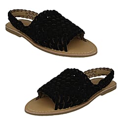 Ladies Sandal Suede Leather