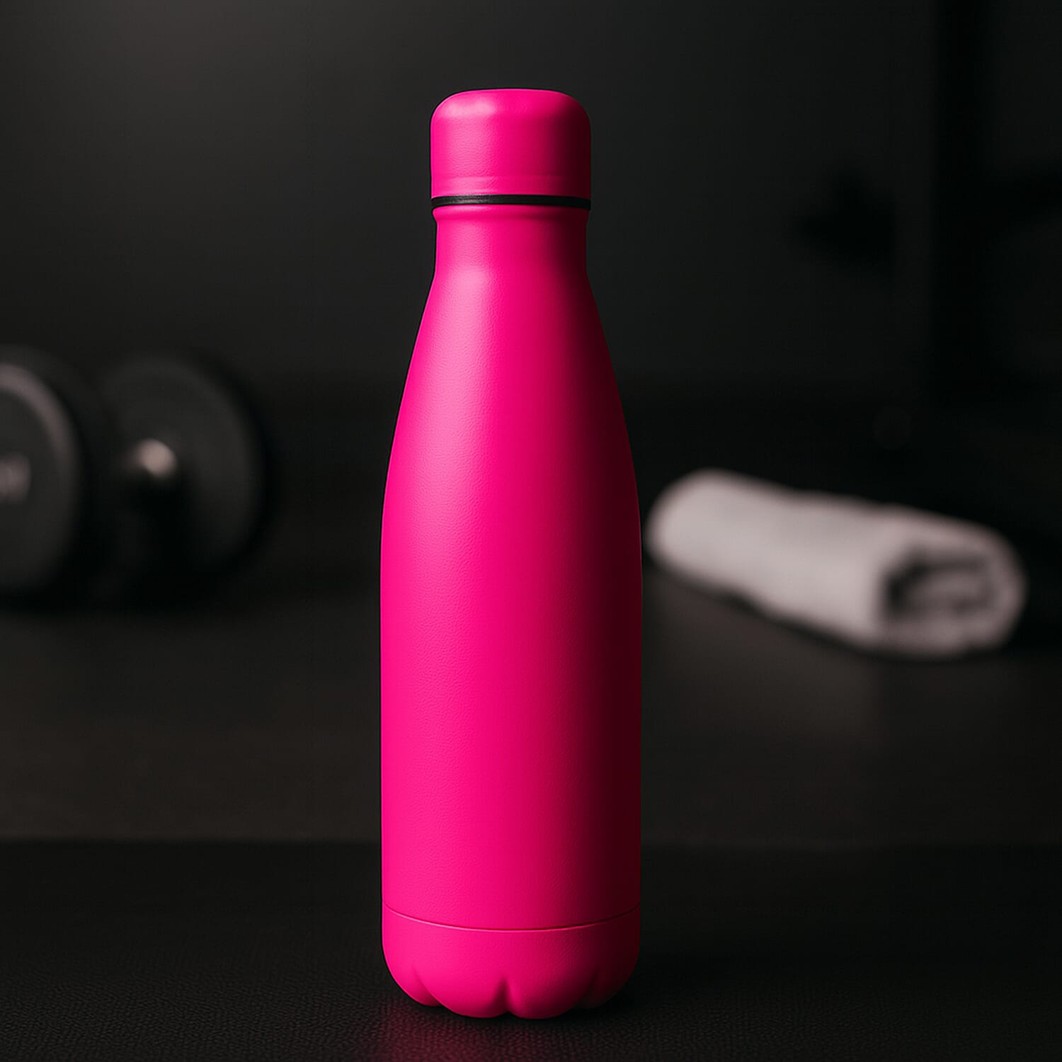 Stay Hydrated with HD Water Bottle (500ml) - Hot Pink