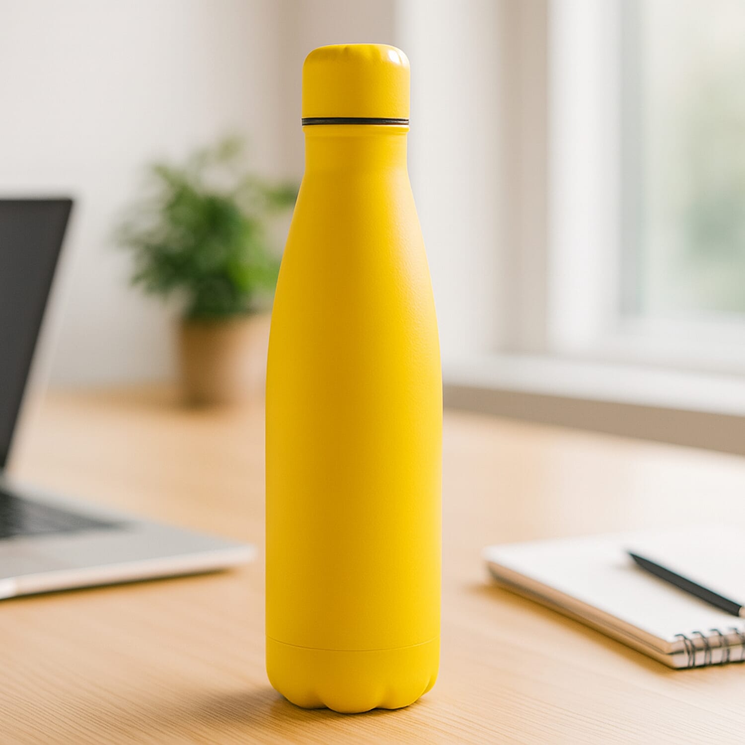Stay Hydrated with HD Water Bottle (500ml) - Yellow