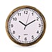 Classic Round PS Wall Clock (1xAA Battery not inc.) - Gold