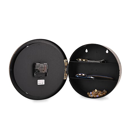 Classic Round PS Wall Clock (1xAA Battery not inc.) - Gold