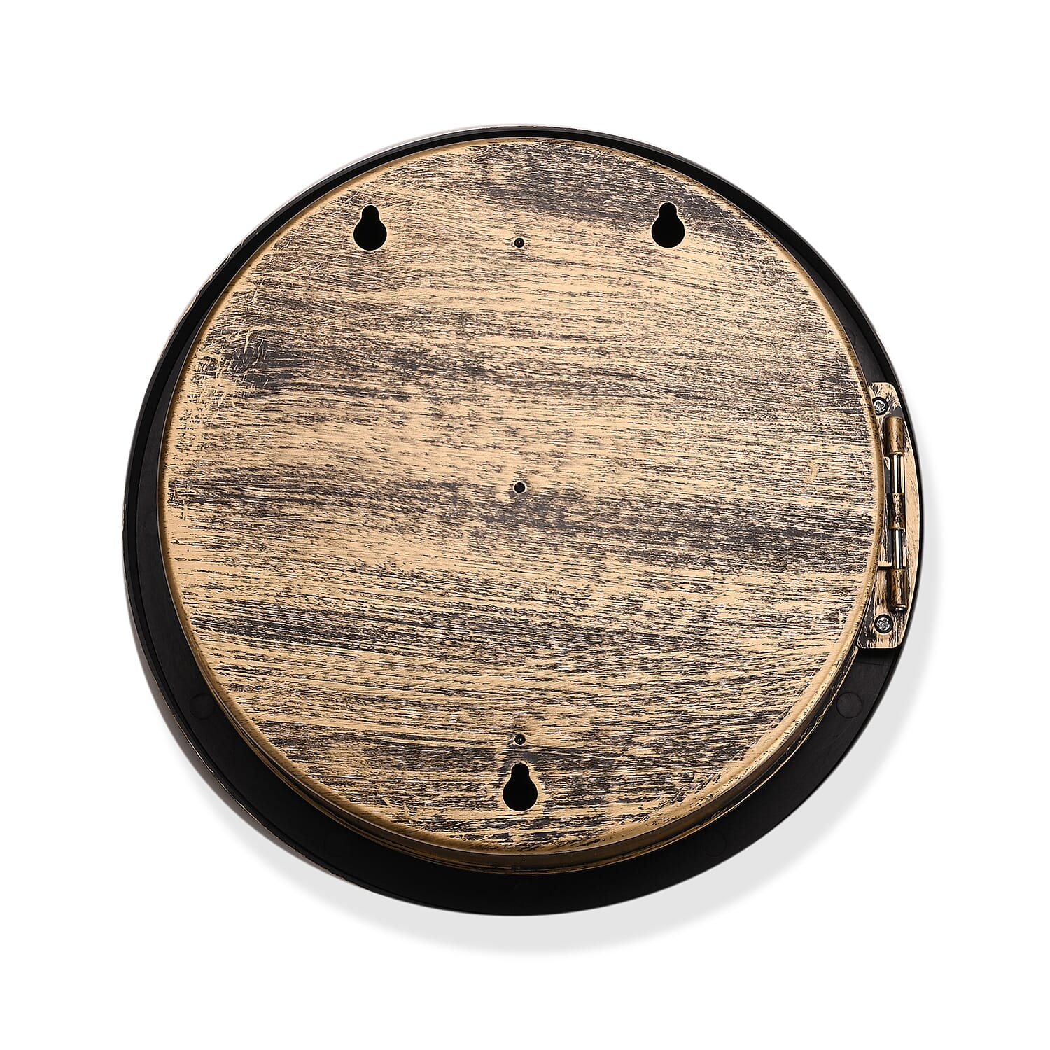 Classic Round PS Wall Clock (1xAA Battery not inc.) - Gold