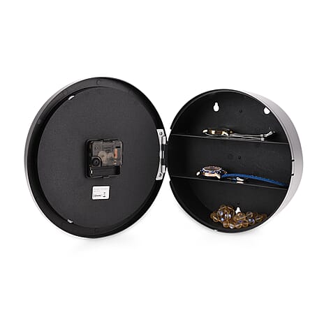 Classic Round PS Wall Clock (1xAA Battery not inc.) - Silver