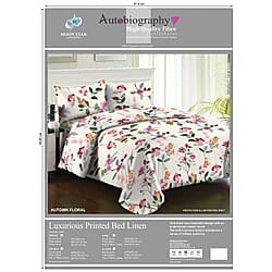 Luxurious Set of 4 - Duvet, Fitted Sheet and 2 Pillow cases