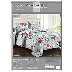 Luxurious Set of 4 - Duvet, Fitted Sheet and 2 Pillow cases