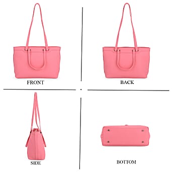 https://tjcuk.sirv.com/Products/81/6/8160750/Leather-Patterned-Tote-Bag-Size-30x12x23-Pink-Black_8160750_3.jpg?w=342&h=342