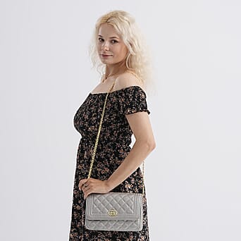 https://tjcuk.sirv.com/Products/81/6/8160818/Patterned-Shoulder-Bag-Size-23x8x15-cm-Silver-Light-Gray_8160818_1.jpg?w=342&h=342
