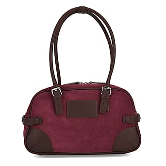 https://tjcuk.sirv.com/Products/81/6/8161093/Two-Tone-Genuine-Leather-Structured-Bowling-Bag-Dark-Plum_8161093.jpg?w=342&h=342