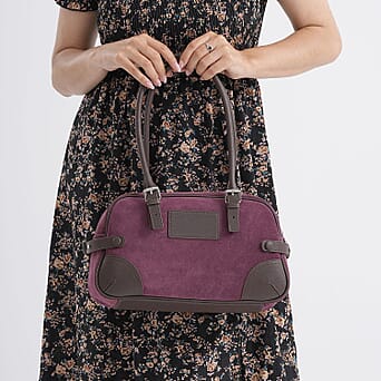 https://tjcuk.sirv.com/Products/81/6/8161093/Two-Tone-Genuine-Leather-Structured-Bowling-Bag-Dark-Plum_8161093_2.jpg?w=342&h=342