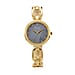 GENOA TIME V2 Miyota 2035 Japan Movt. 3ATM Water Resistant Blue MOP & White Crystal Dial Ladies Watch with Rose Colour Alloy Chain Strap and Rose-Tone Case