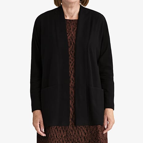 - Maisi Viscose Long Sleeves Cardigan (Size M) - Black