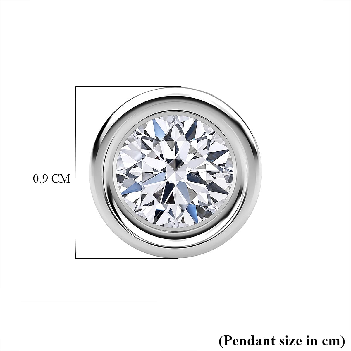 THE PERFECT DIAMOND 950 Platinum D Colour Internally Flawless Ideal Cut Lab Grown Diamond IGI Certified Pendant 1.00 Ct.