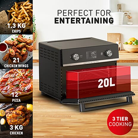 Tefal FW606840 Easy Fry 20L Air Fryer Oven - Black