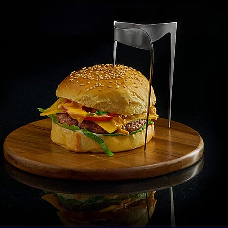 Lurch Burger Skewers (Size 12x9x5.4cm) - Silver