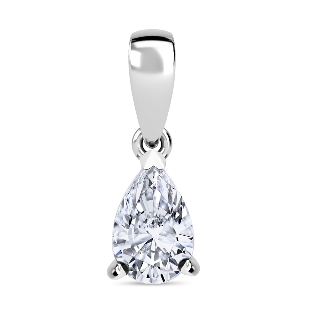 Luxuriant Diamond 950 Platinum SGL Certified VS-EF Lab Grown Diamond Pendant 0.50 Ct.