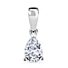 LUXURIANT 2 Ct. Lab Grown Diamond Pendant in 950 Platinum IGI Certified (VS/E-F)