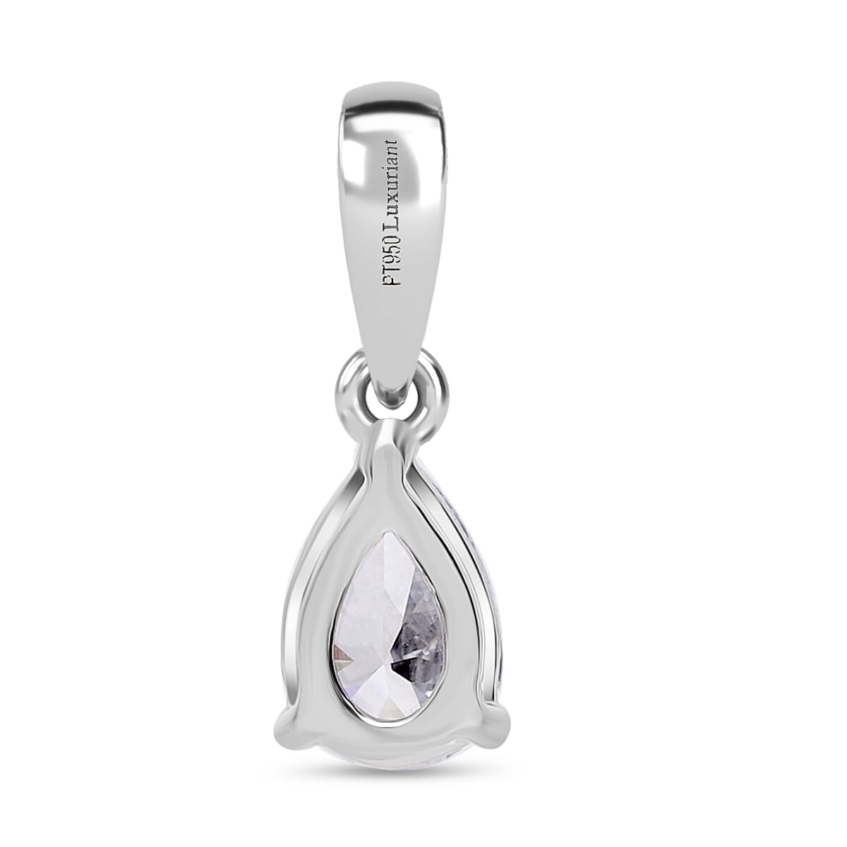Luxuriant Diamond 950 Platinum SGL Certified VS-EF Lab Grown Diamond Pendant 0.50 Ct.