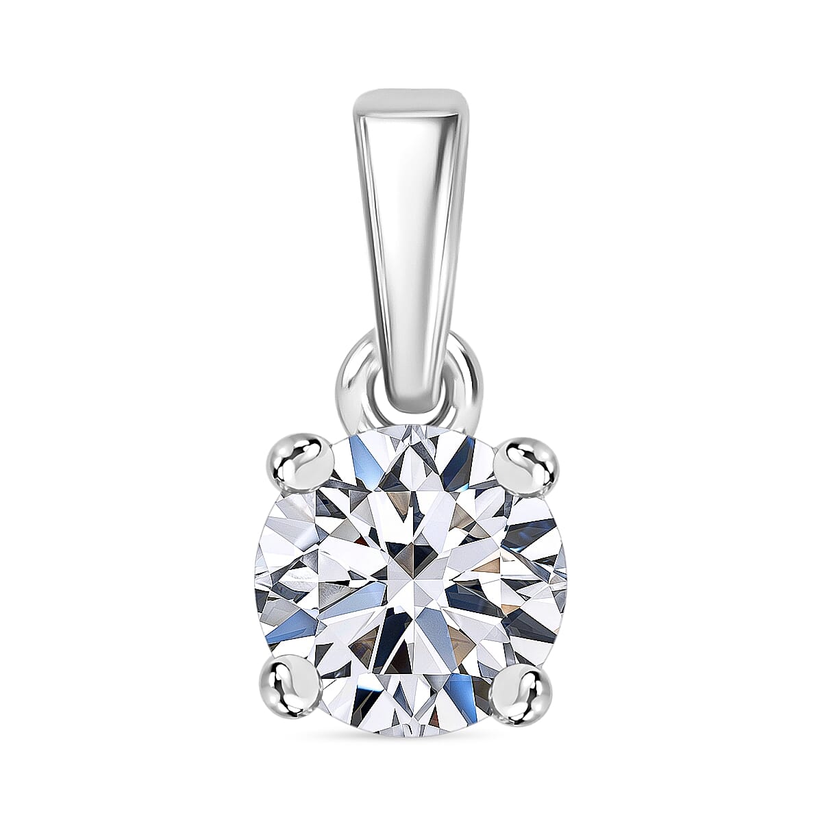 Luxuriant Diamond 950 Platinum SGL Certified (VS-EF) Lab Grown Diamond Pendant 0.50 Ct.