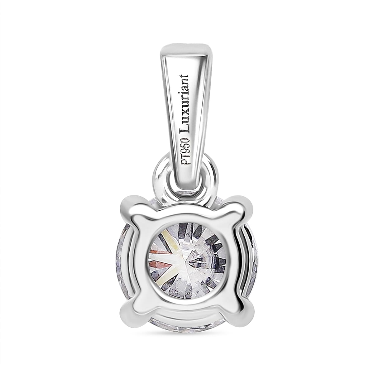 Luxuriant Diamond 950 Platinum SGL Certified (VS-EF) Lab Grown Diamond Pendant 0.50 Ct.