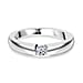 Luxuriant Lab Grown Diamond SI-GH Solitaire Ring in Sterling Silver