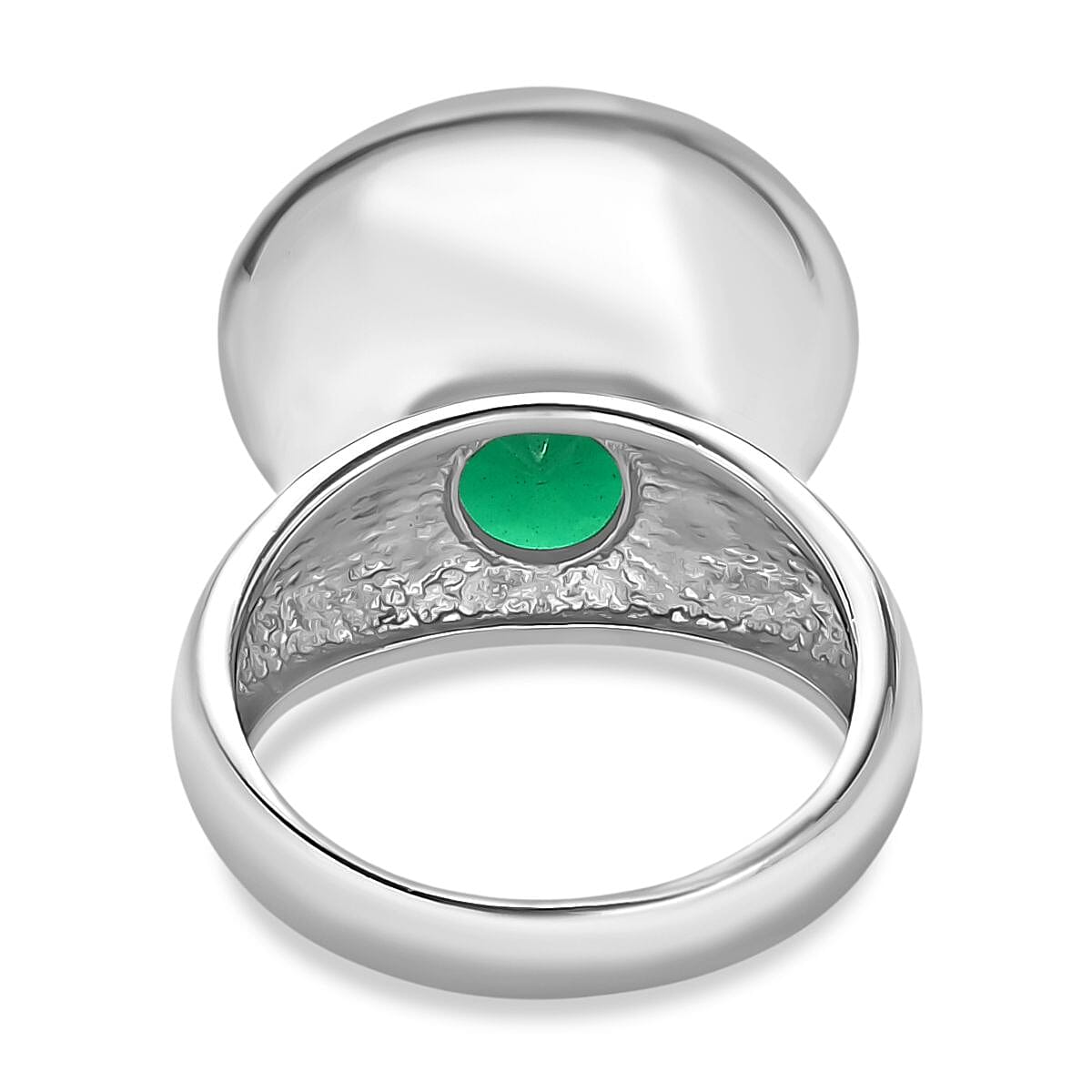 Green Onyx Solitaire Ring 14.59 Ct.