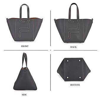 https://tjcuk.sirv.com/Products/81/6/8162275/Genuine-Leather-Patterned-Bucket-Bag-Size-19x15x19-cm-Black-Grey_8162275_3.jpg?w=342&h=342