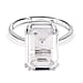 Austrian Crystal Solitaire Adjustable Ring