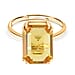 Austrian Crystal Solitaire Adjustable Ring