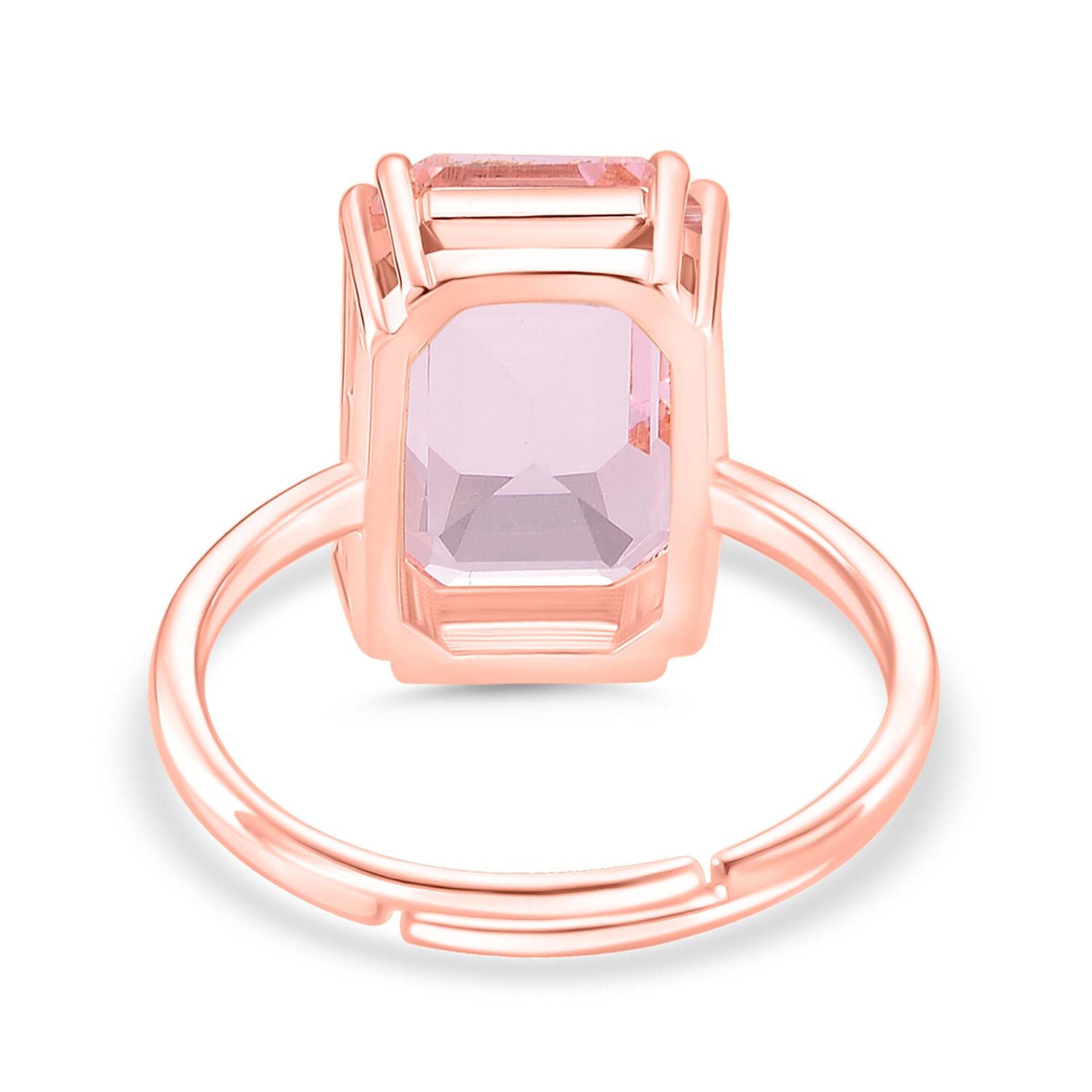 Austrian Crystal Solitaire Adjustable Ring