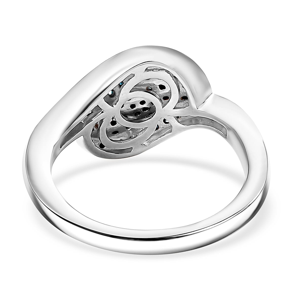 Diamond Ring in Sterling Silver