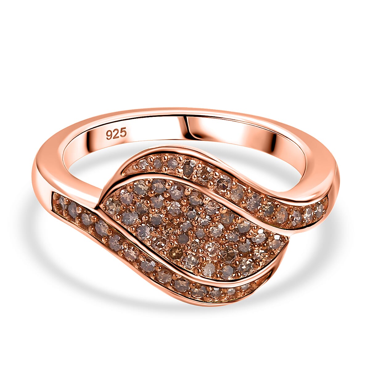 Diamond Ring in Sterling Silver