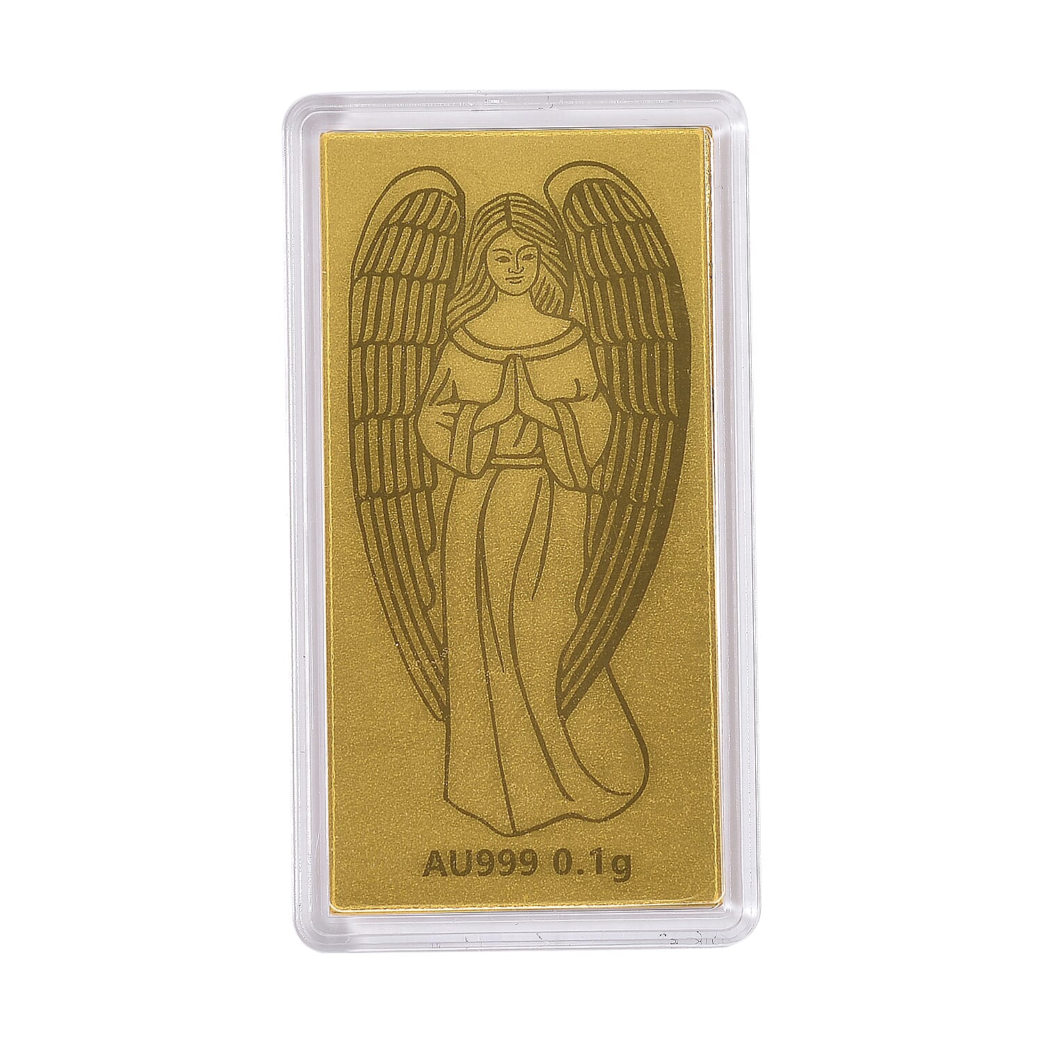 Biggest Gold Deal 2025 - 24K Yellow Gold (99.99% Purity) Angel Embossed Foil