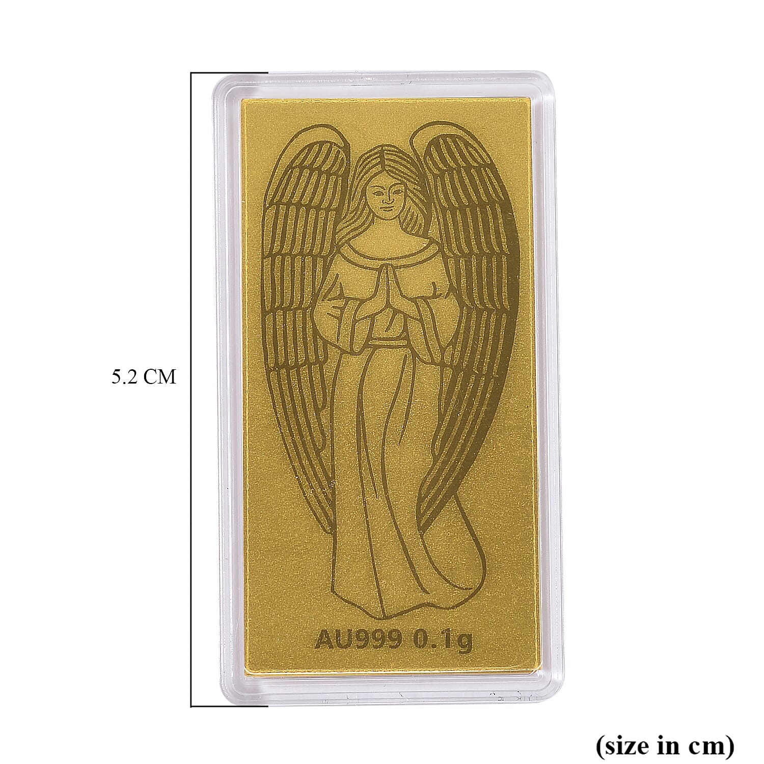 Biggest Gold Deal 2025 - 24K Yellow Gold (99.99% Purity) Angel Embossed Foil