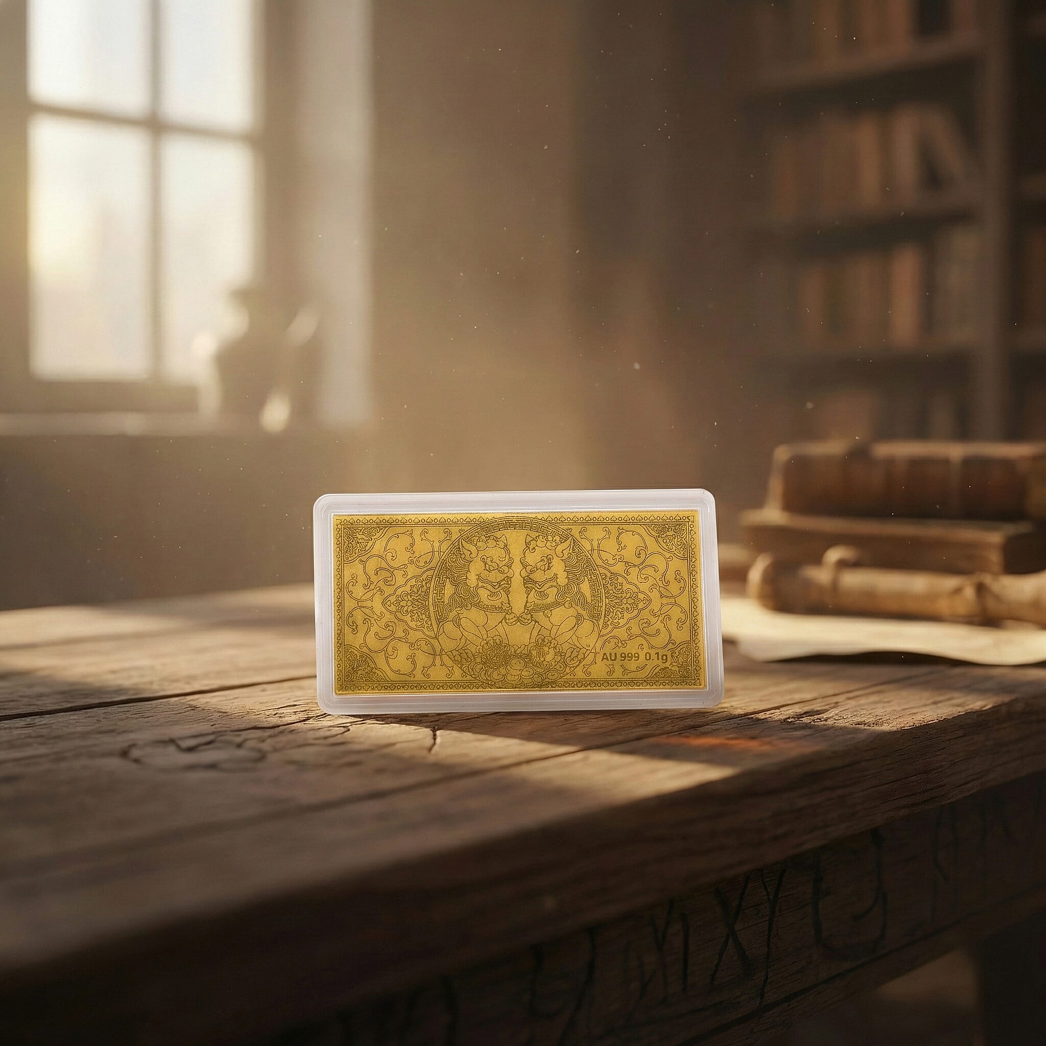 24K Yellow Gold (99.99% Purity) Pixiu