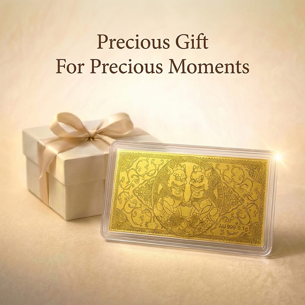 24K Yellow Gold (99.99% Purity) Pixiu